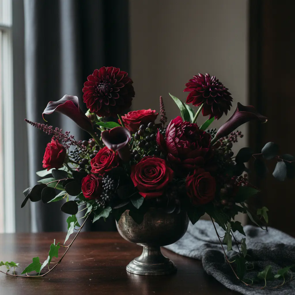Floral centerpiece details