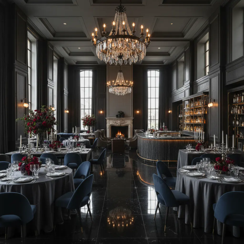 Luxurious venue interior