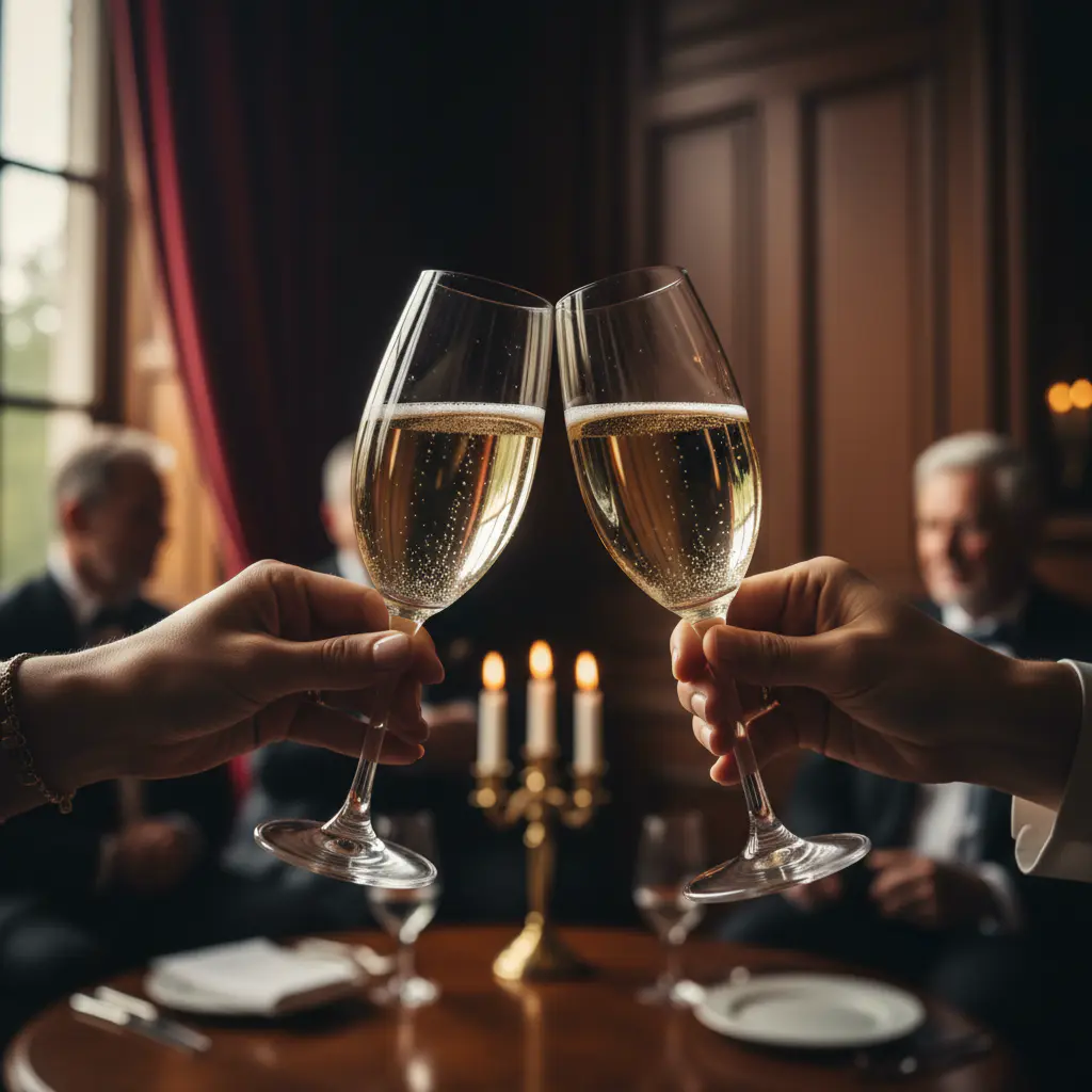 Champagne toast